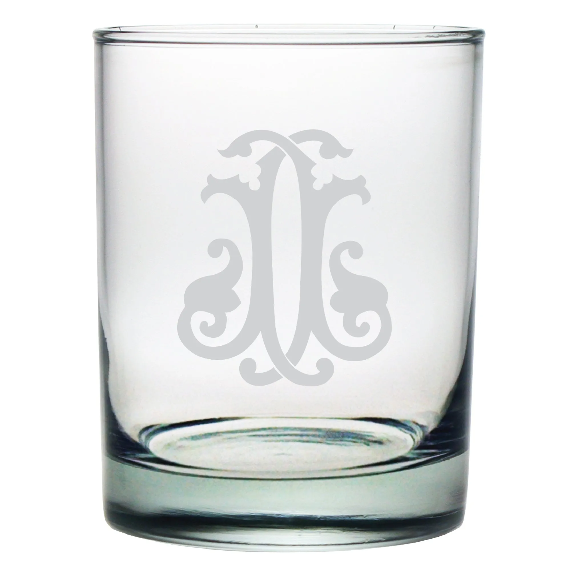 1-Letter Monogrammed Lowball Glass