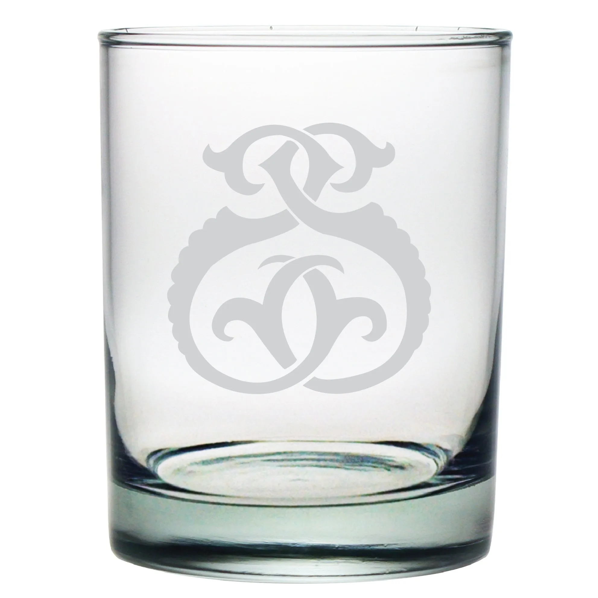 1-Letter Monogrammed Lowball Glass