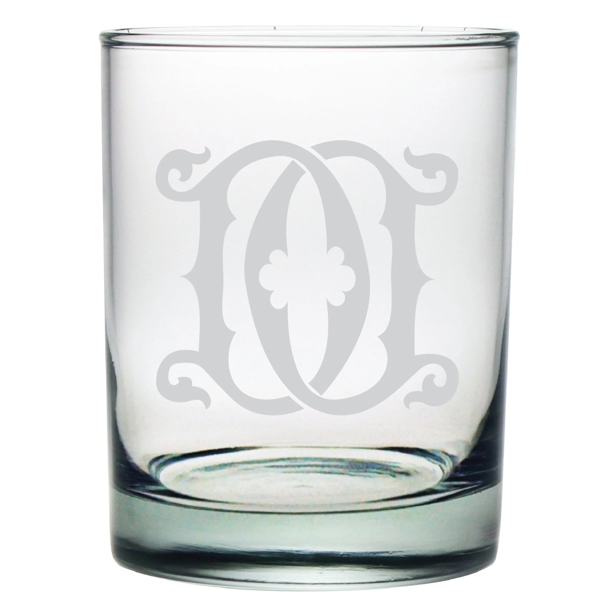 1-Letter Monogrammed Lowball Glass