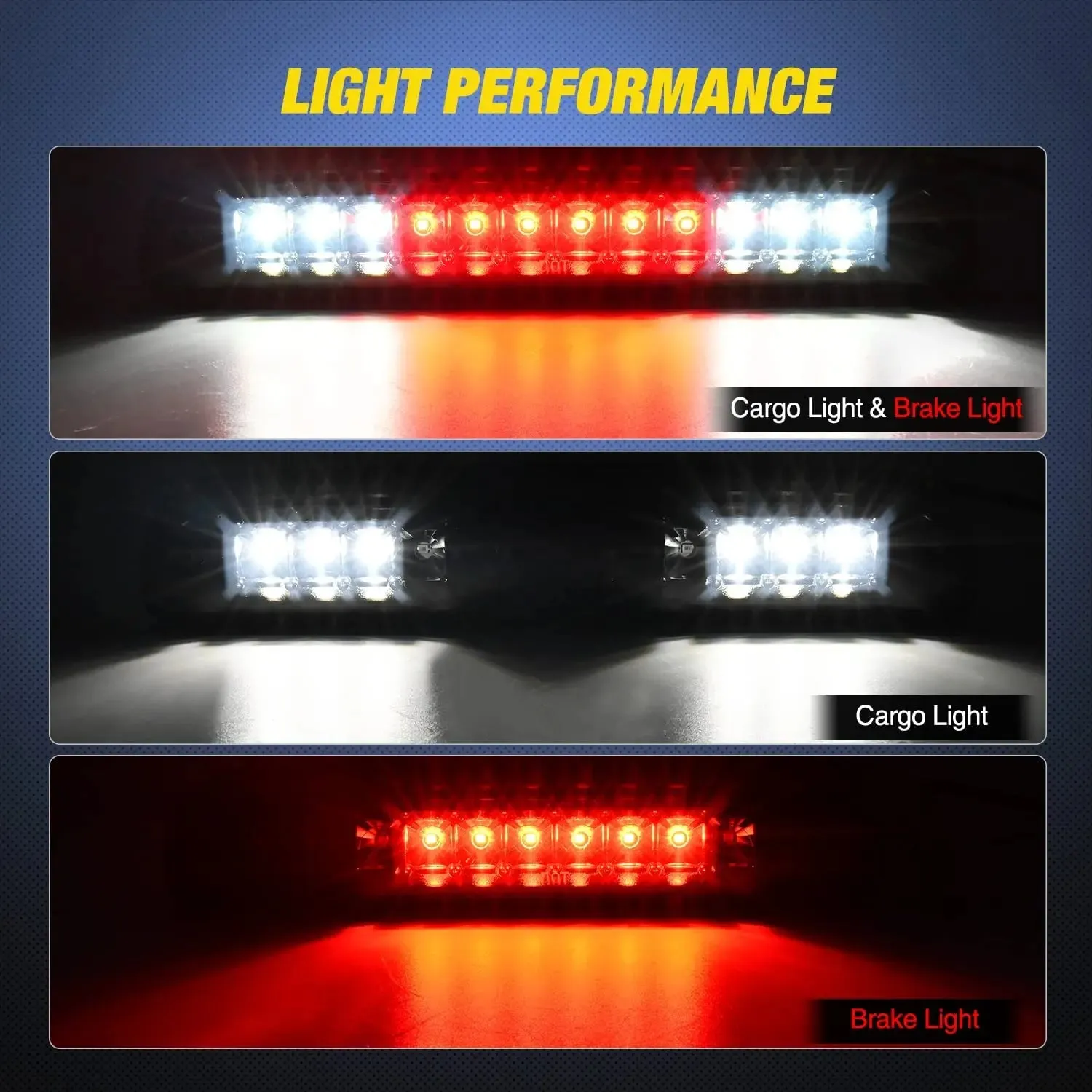 1999-2016 Ford Ranger F250 F350 F450 F550 Super Duty 1994-2010 Mazda B2300 B3000 B4000 Third Brake Light