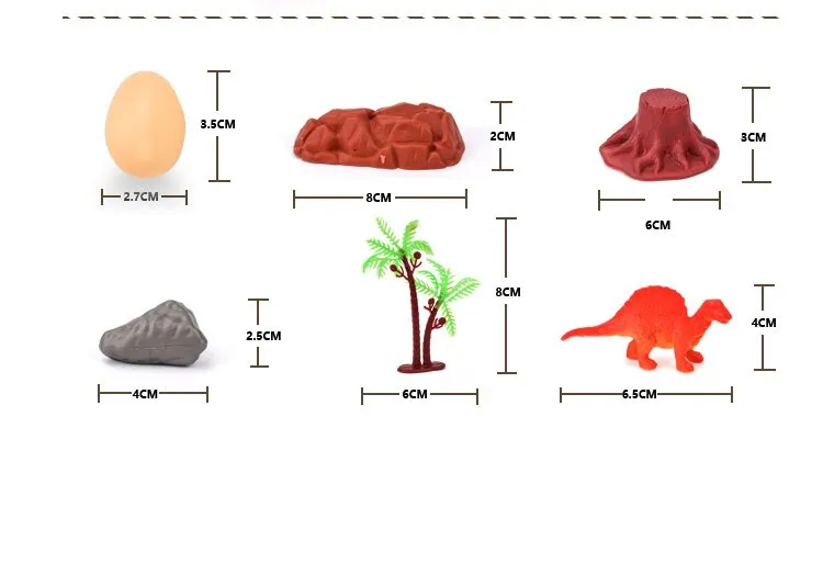 1pcs Children Fossil Excavation Dinosaur Egg Set Jurassic Animal DIY Dinosaur Skeleton Fossil Assembly Model Toy Set