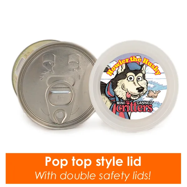 4" Mini Canned Husky