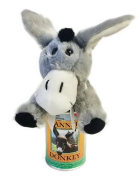 6" Canned Donkey