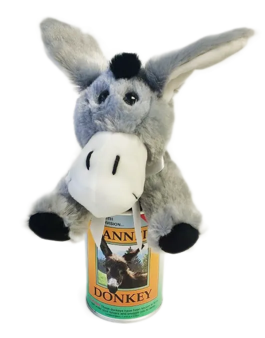 6" Canned Donkey