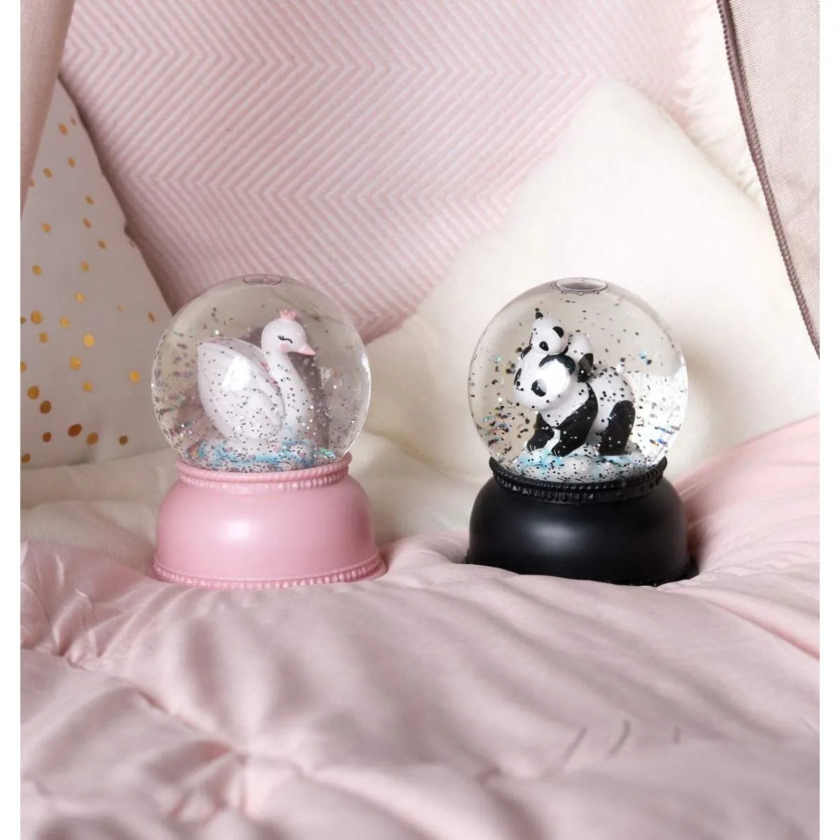 A Little Lovely Company Snowglobe Light Swan