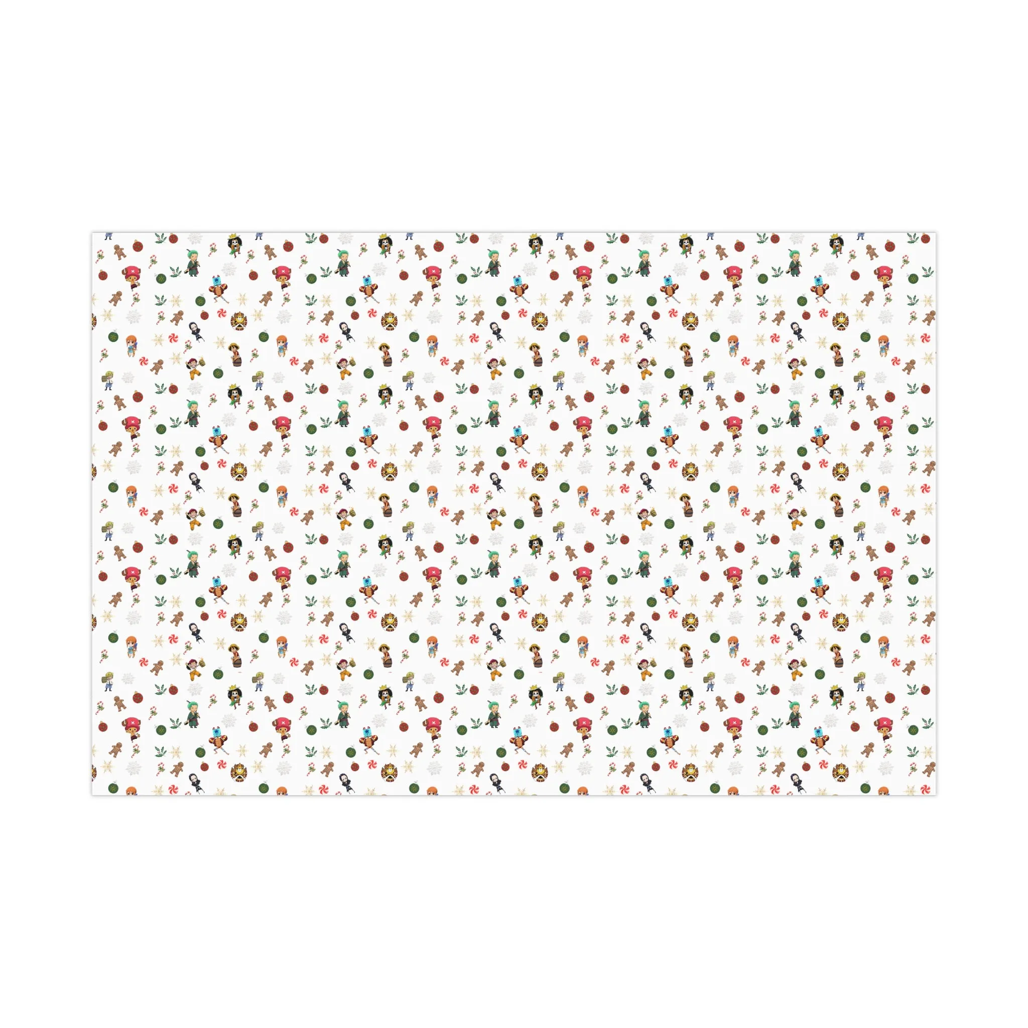 Anime Christmas Wrapping Paper