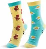 Bacon and Eggs Perfectly Paired Late Night Snacks Unisex Socks