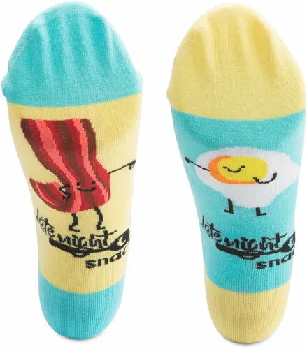 Bacon and Eggs Perfectly Paired Late Night Snacks Unisex Socks