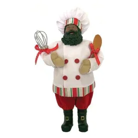 Bakery Chef Santa Claus Figurine