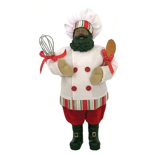 Bakery Chef Santa Claus Figurine