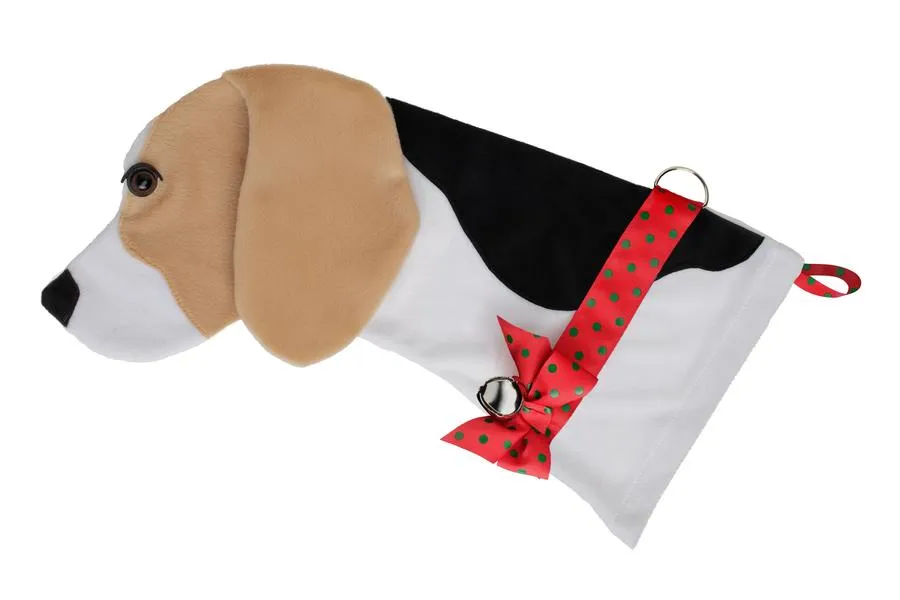 Beagle Hearth Decorative Dog Christmas Stocking