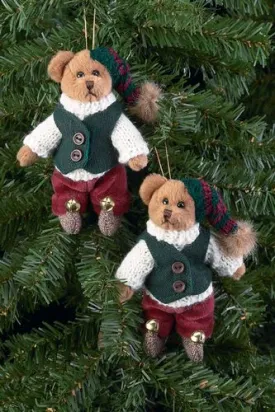 Bearington - Willie Evergrow Miniature Christmas Plush Bear 4.5 Inches and Retired