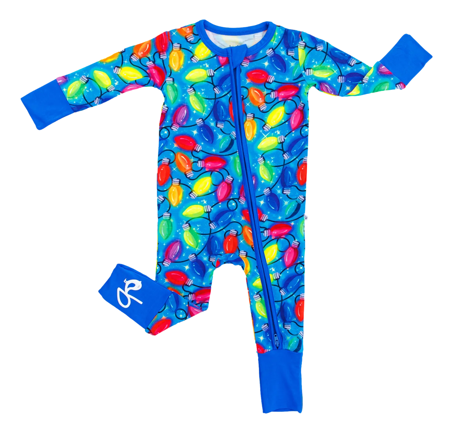 Birdie Bean Christmas Holiday Lights Lucas Convertible Romper