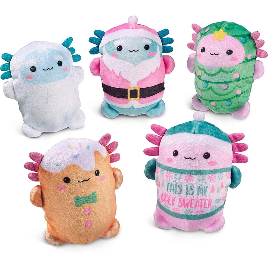 Bubble Stuffed Squishy Friends - A Very Axolotl Christmas