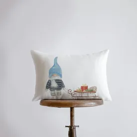 Christmas Gnome Blue  | 18x12 |  Christmas Throw Pillow | Merry Christmas | Throw Pillow | Home Décor | Christmas Décor | Christmas Gift