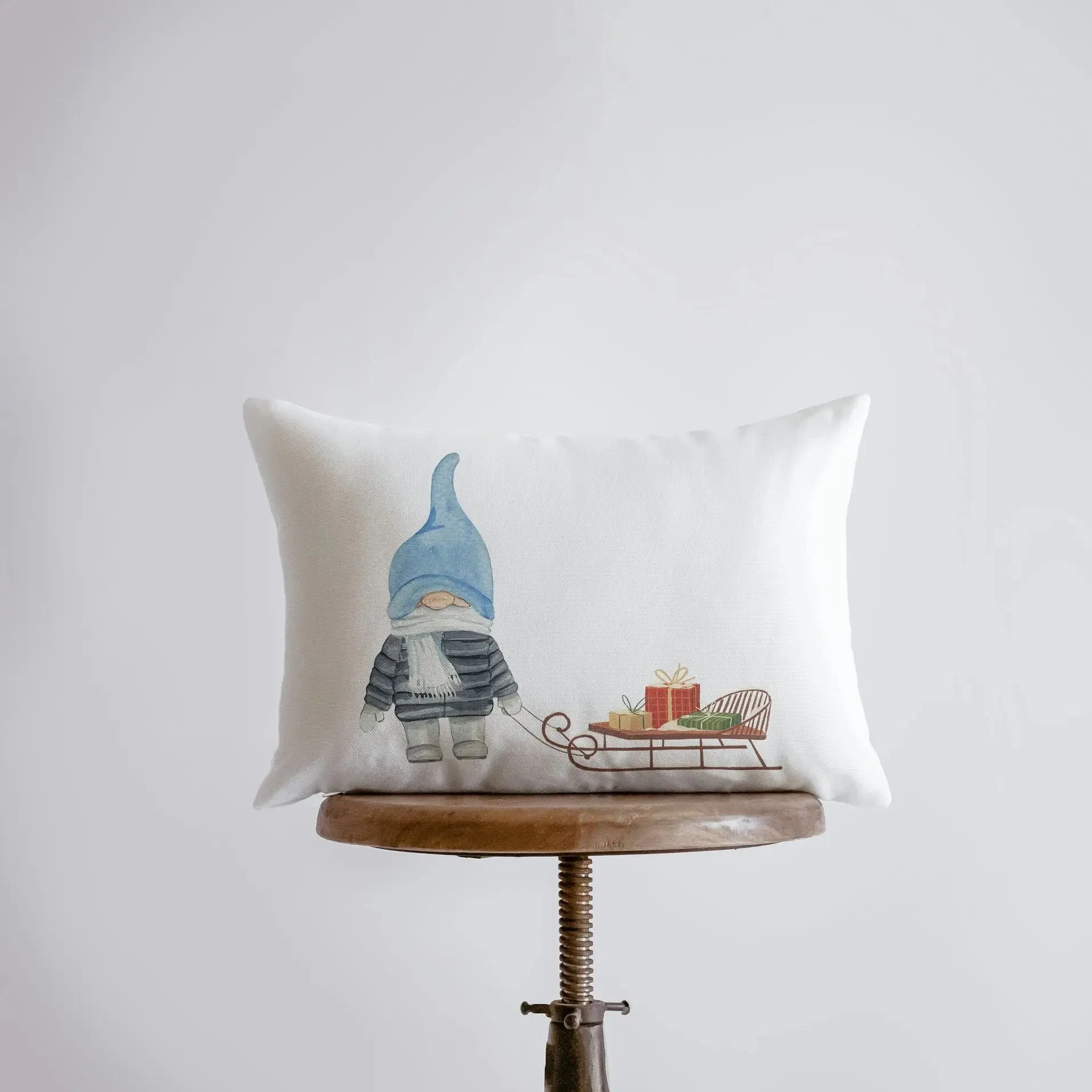Christmas Gnome Blue  | 18x12 |  Christmas Throw Pillow | Merry Christmas | Throw Pillow | Home Décor | Christmas Décor | Christmas Gift
