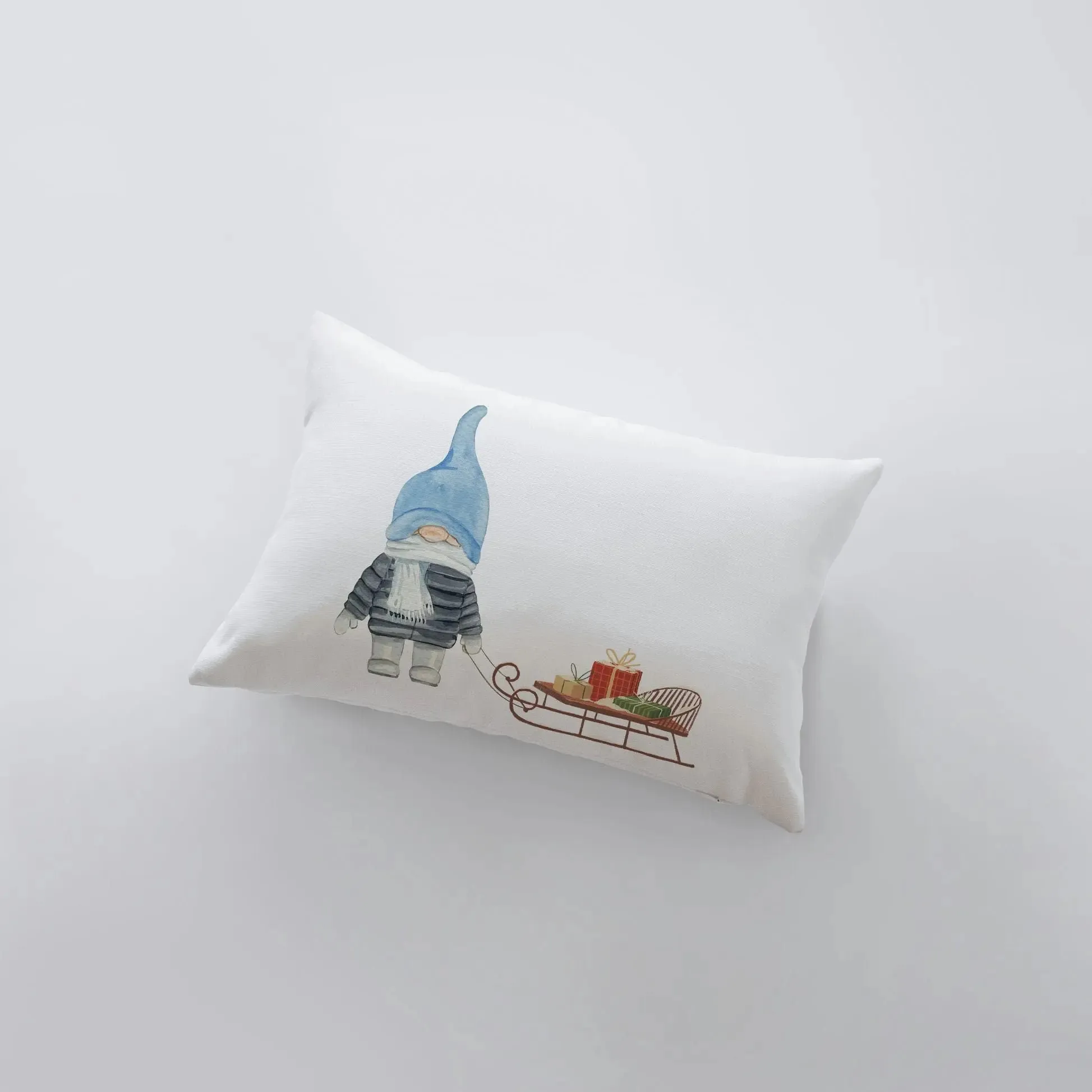 Christmas Gnome Blue  | 18x12 |  Christmas Throw Pillow | Merry Christmas | Throw Pillow | Home Décor | Christmas Décor | Christmas Gift
