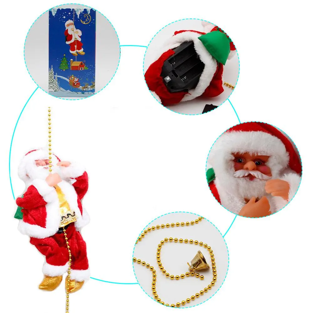 (CHRISTMAS HOT SALE NOW-50% OFF) Santa Claus Musical Climbing Rope