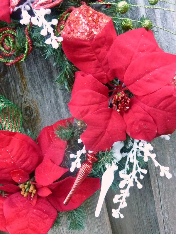 Christmas wreath, Christmas Decorations, Wreaths for the front door, fireplace wreath