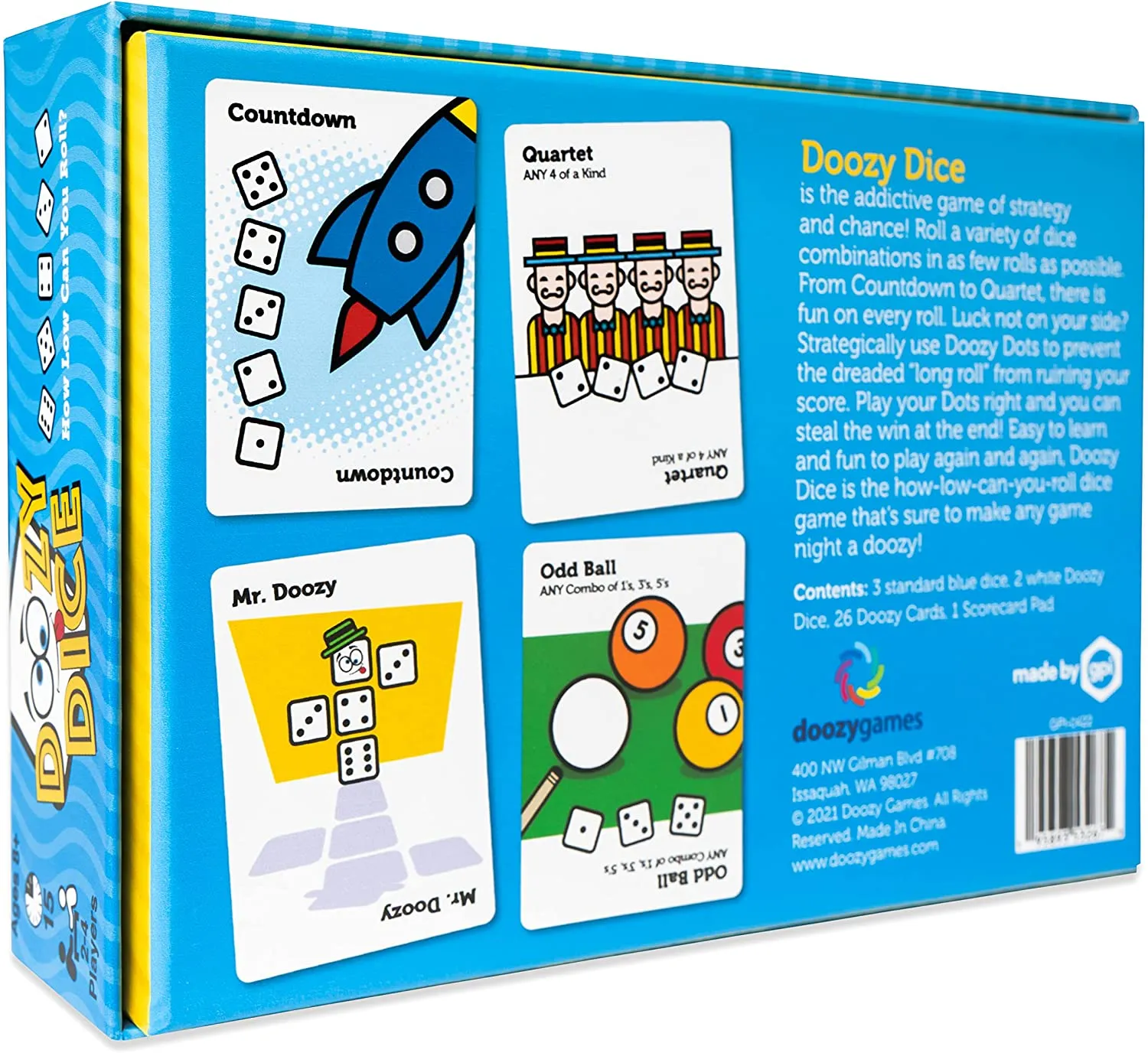 Doozy Dice - A Dice Game of Strategy and Chance
