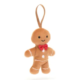 Festive Folly Hanging Decoration - Gingerbread Fred