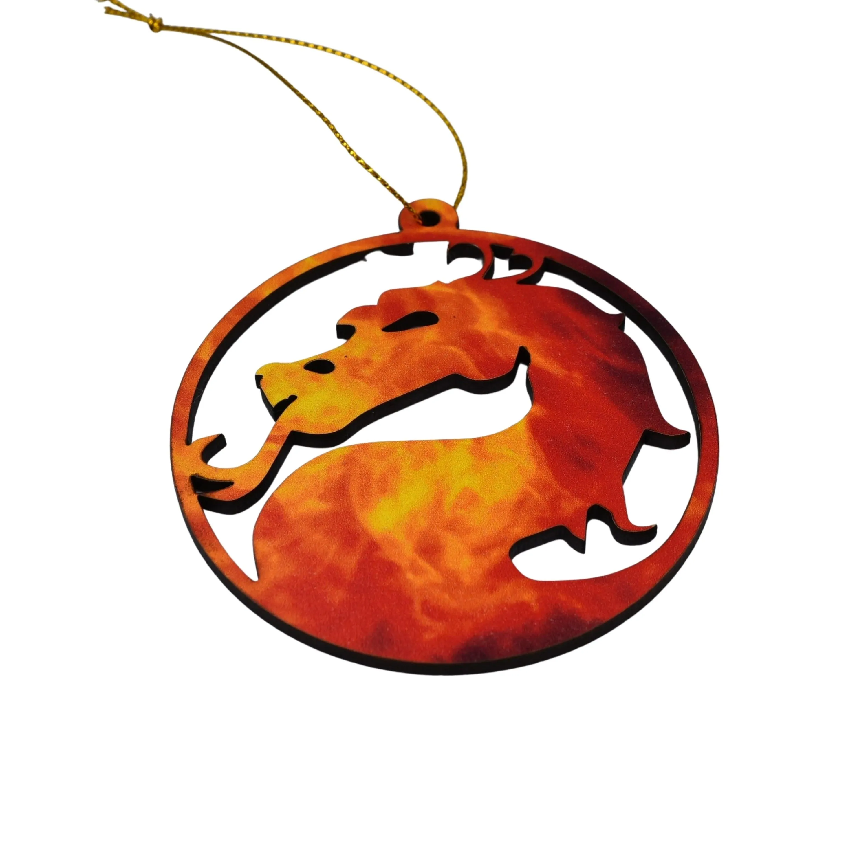 Fire Dragon Head Ornament