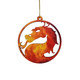 Fire Dragon Head Ornament