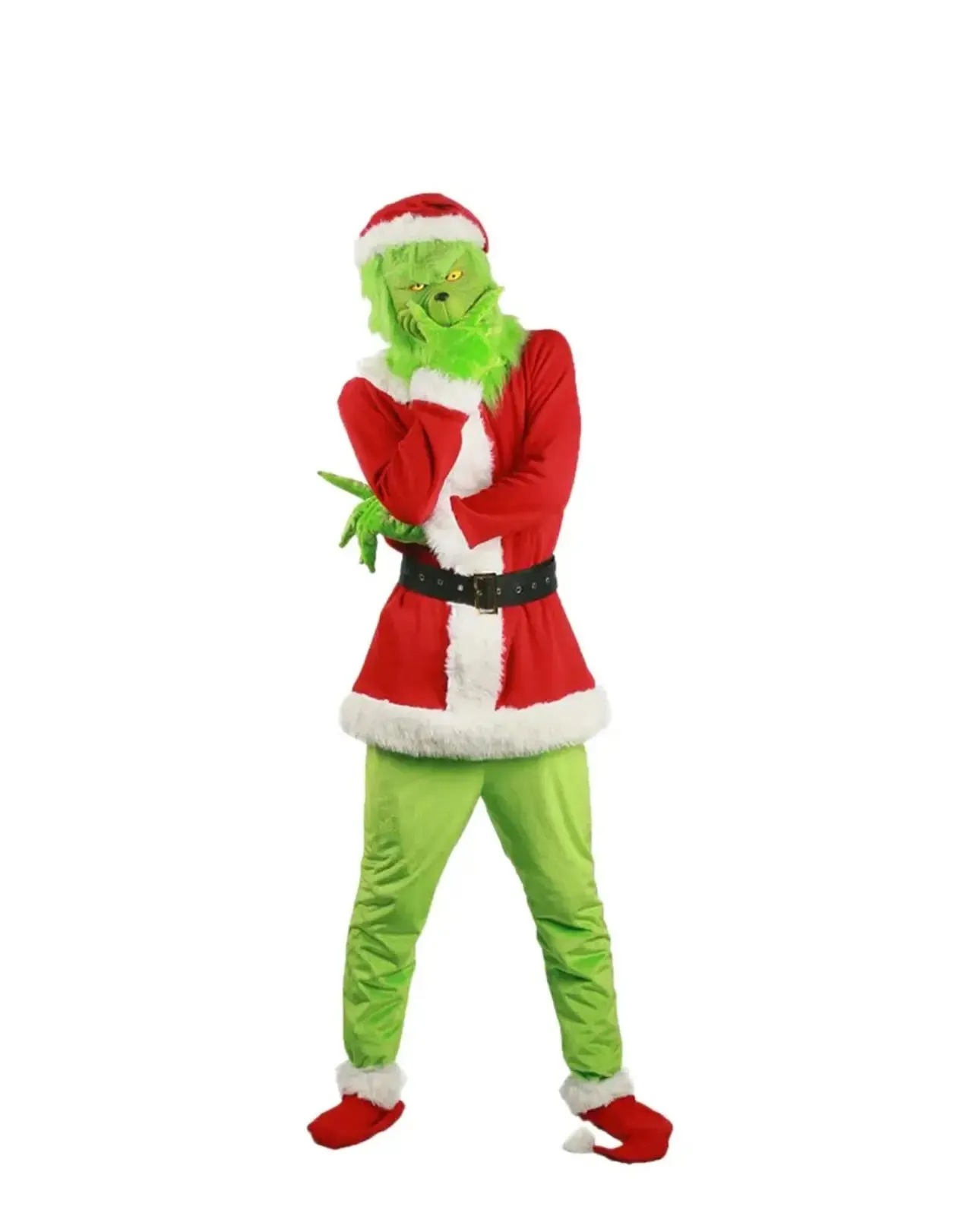 GRINCH Party Costume Grinch Suit 7 pcs