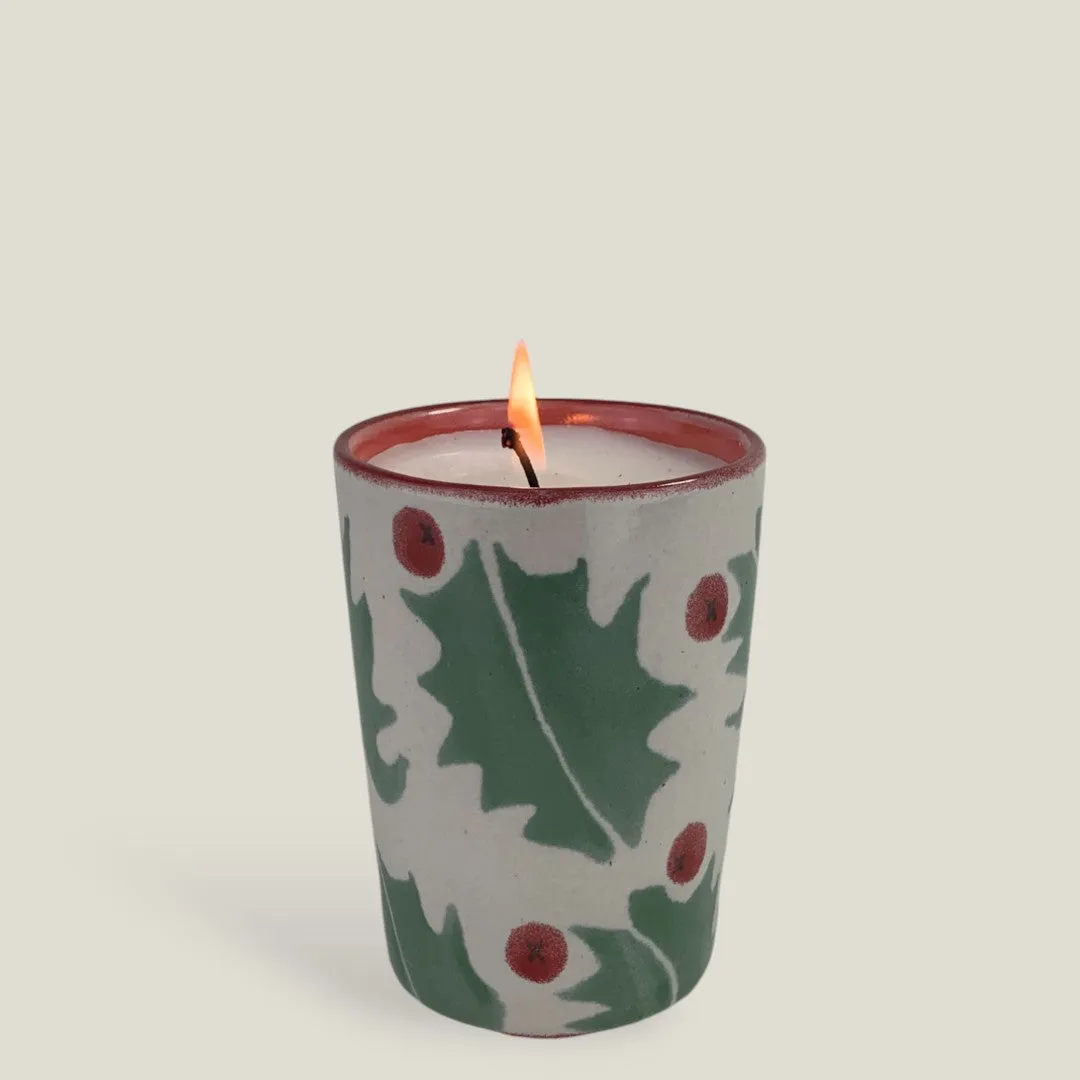 Holly Candle Beaker