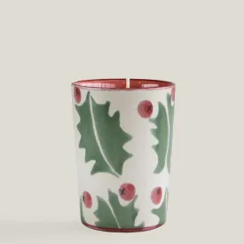 Holly Candle Beaker