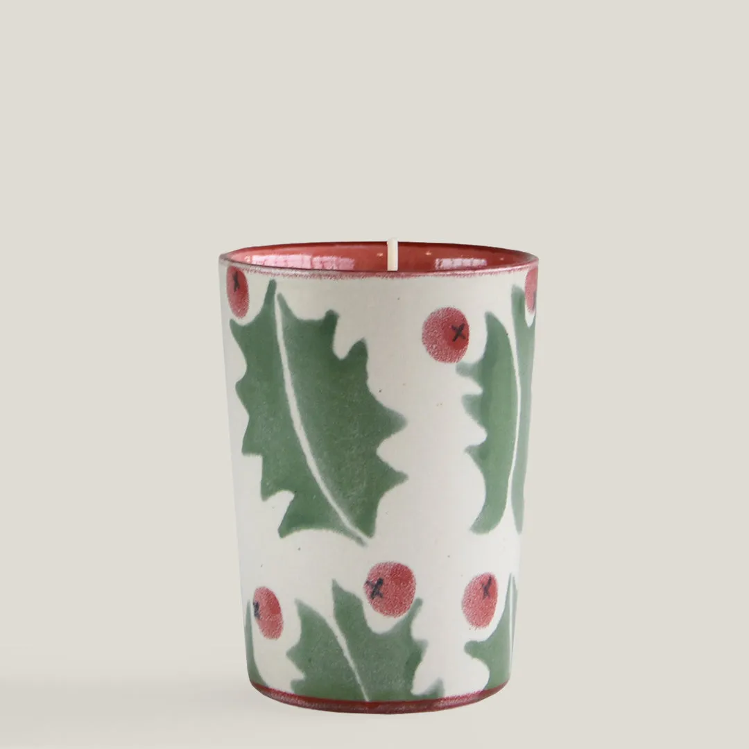 Holly Candle Beaker