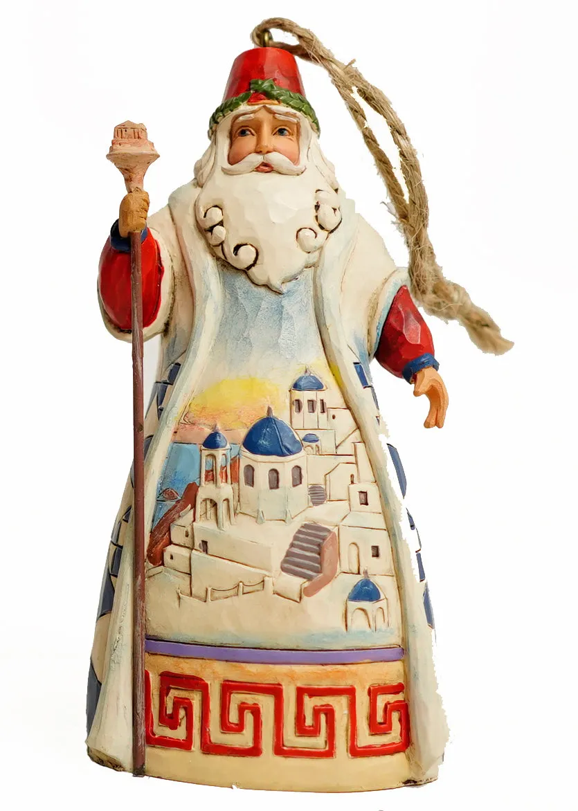 Jim Shore Heartwood Creek Greek Santa