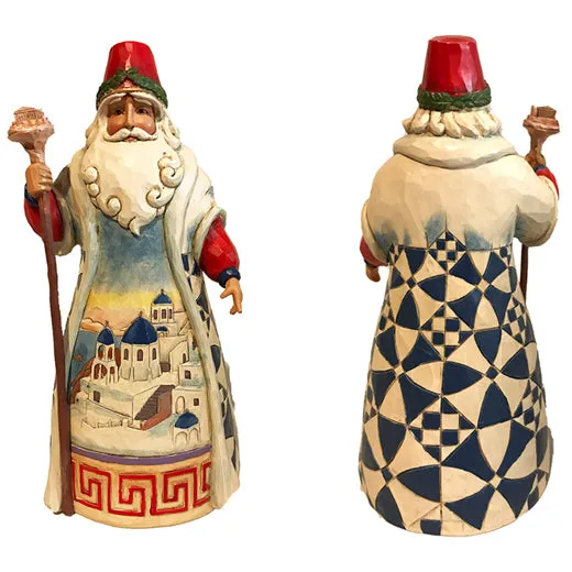Jim Shore Heartwood Creek Greek Santa