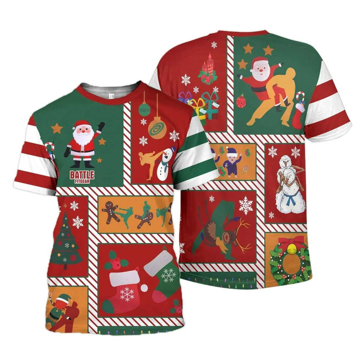 Jiu Jitsu Christmas T-Shirt
