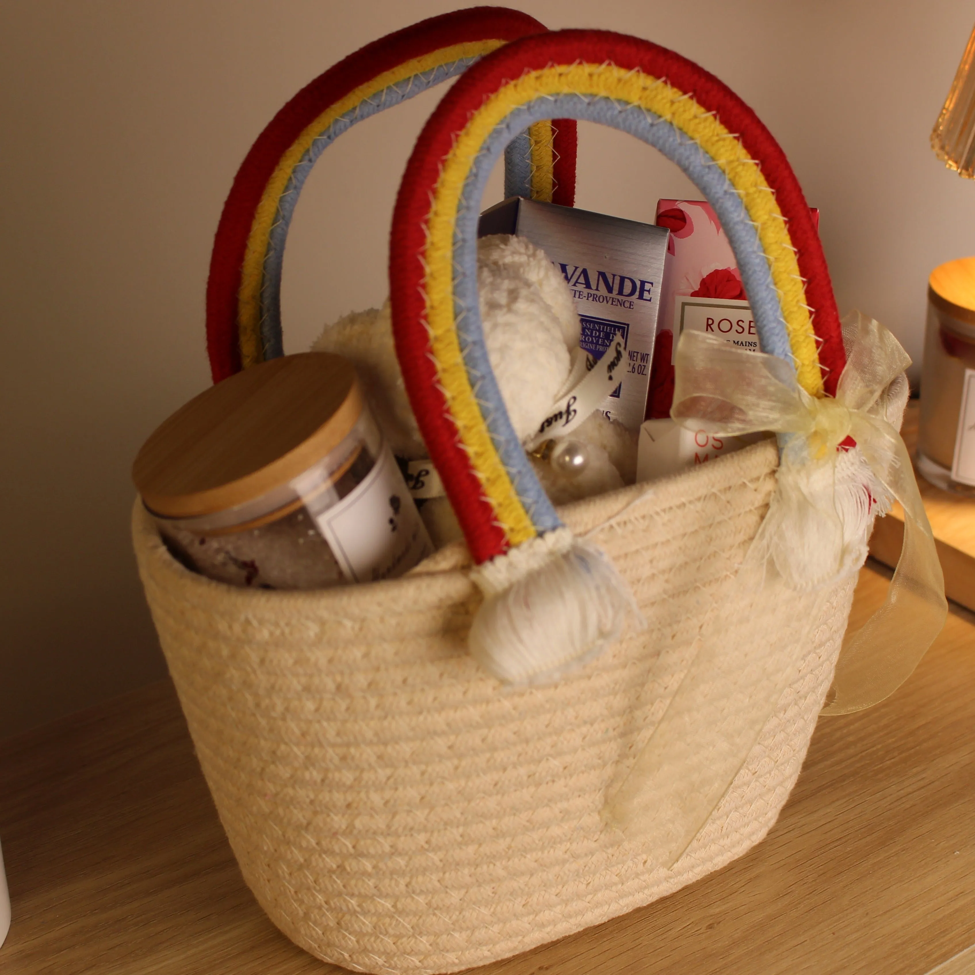 Knitting Gift Box, Rainbow Handle Luxury Box Gifts, Boxes for Gifts