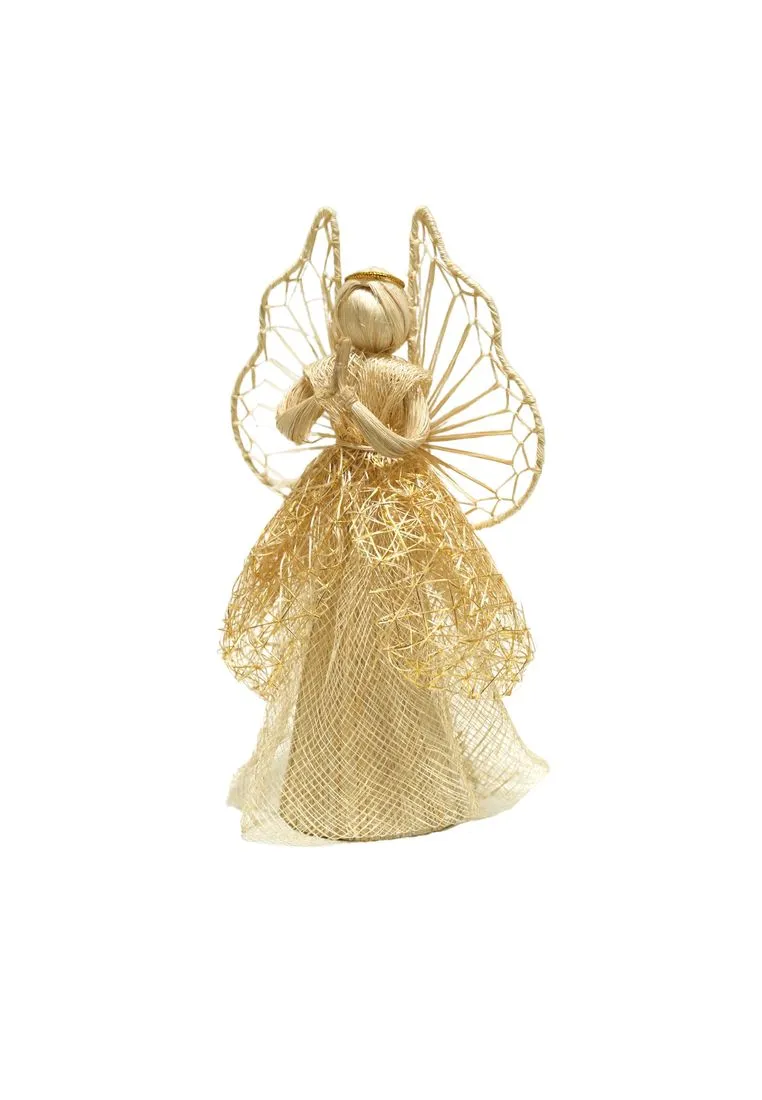 Landmark Sinamay/Abaca Angel 8" - Beige (SKN-09)