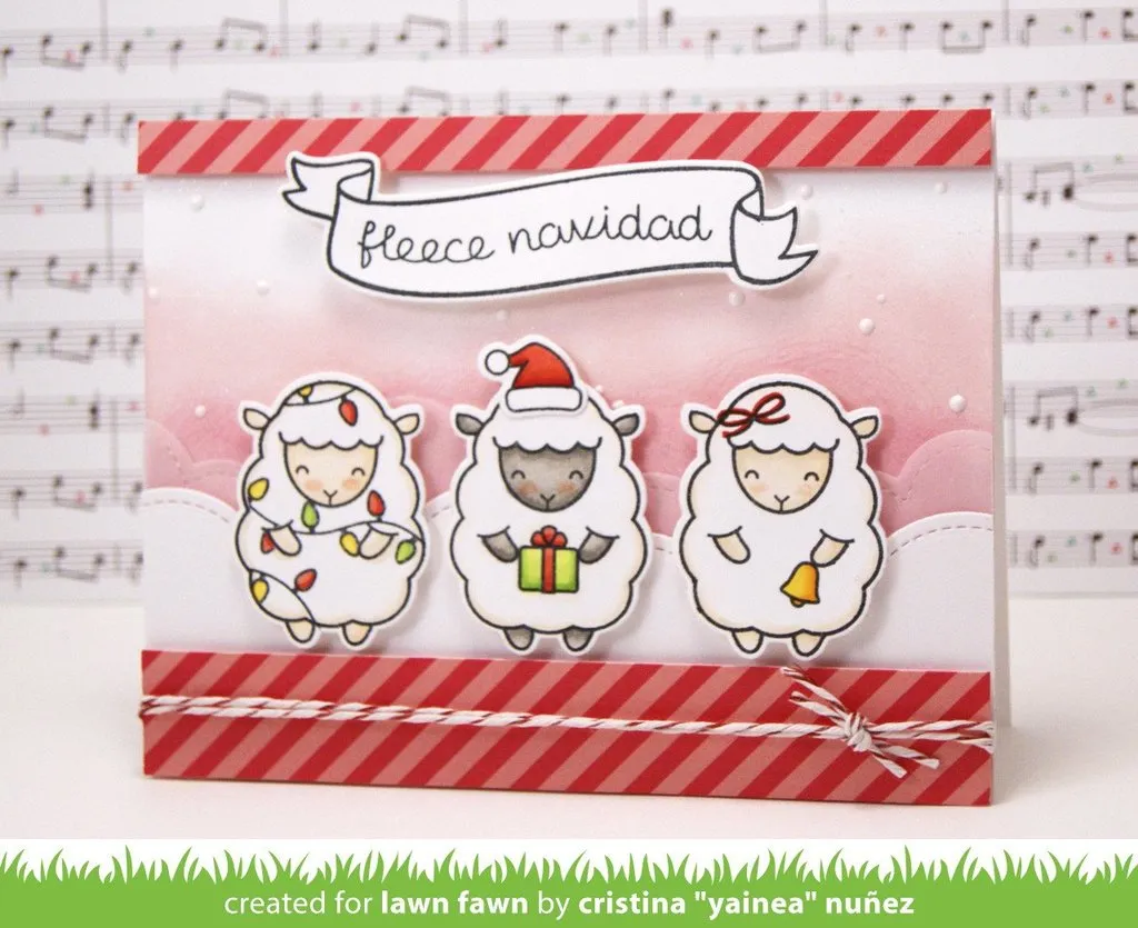 Lawn Fawn-Clear Stamps-Baaah Humbug