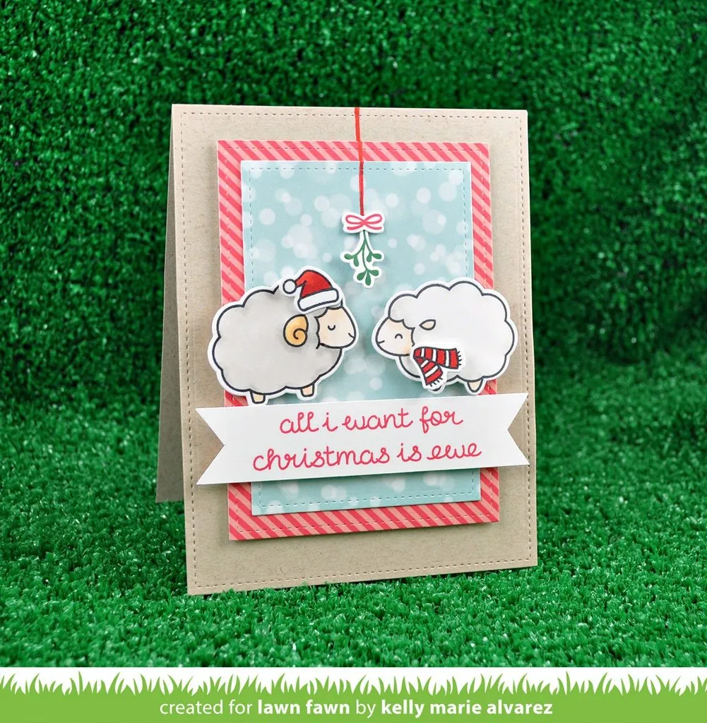Lawn Fawn-Clear Stamps-Baaah Humbug