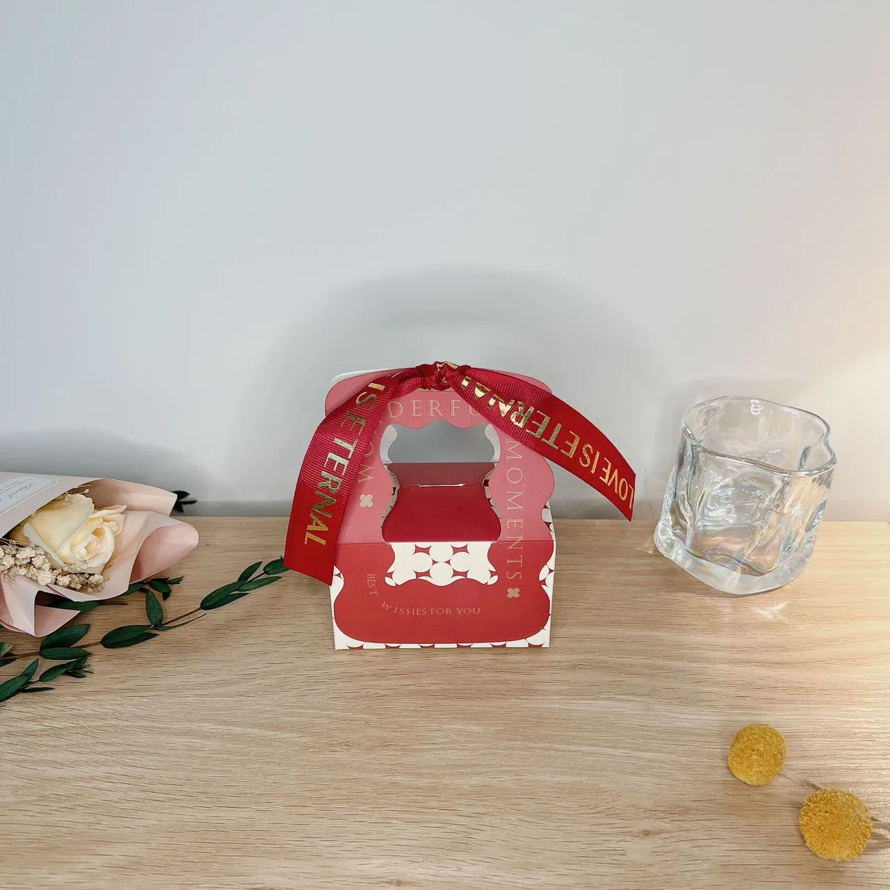 Luxury Gift Box Set of 10, Premium Hand Bag Flower Gift Box Set