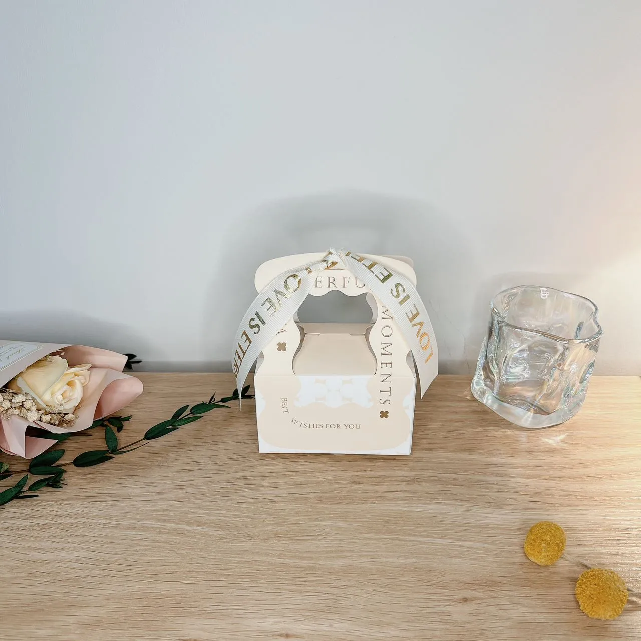 Luxury Gift Box Set of 10, Premium Hand Bag Flower Gift Box Set