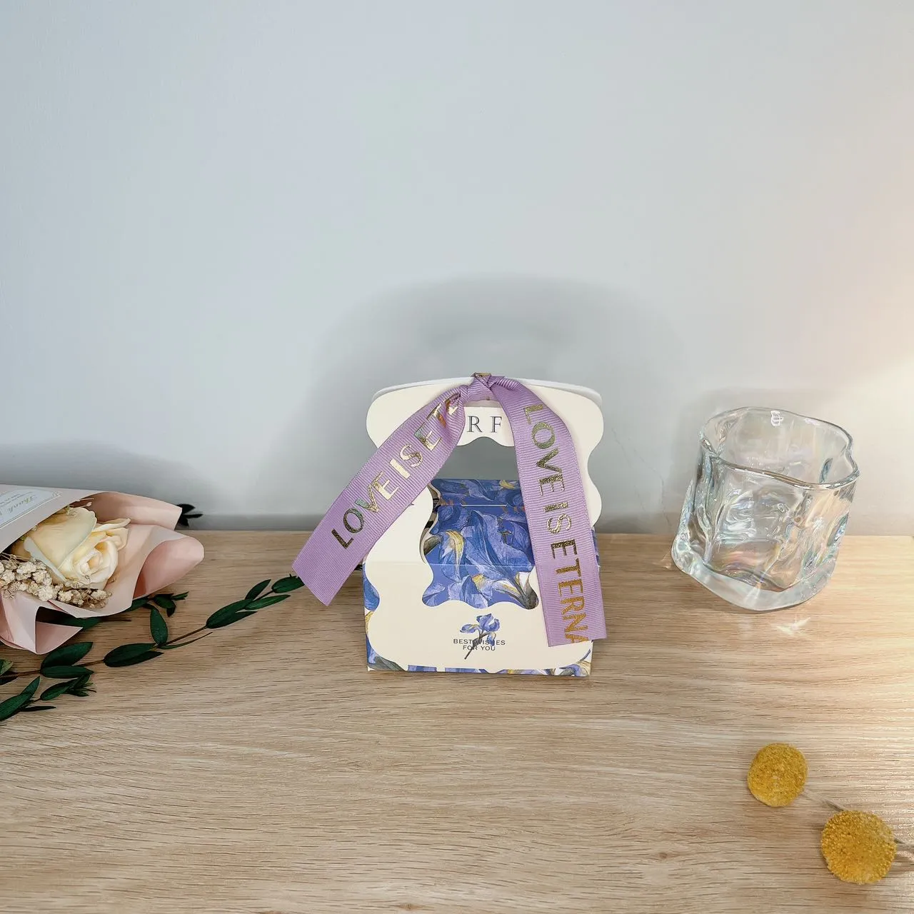 Luxury Gift Box Set of 10, Premium Hand Bag Flower Gift Box Set