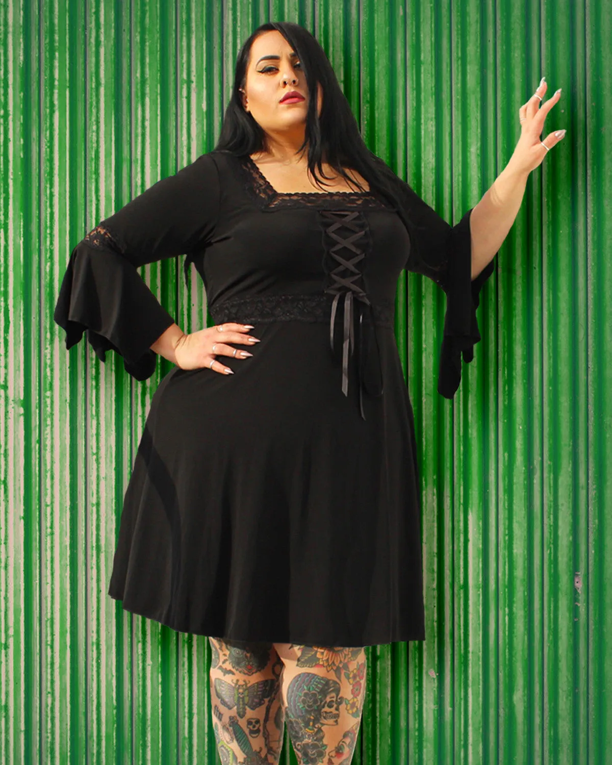 Magick Witch Costume with Renaissance Dress, Walnut