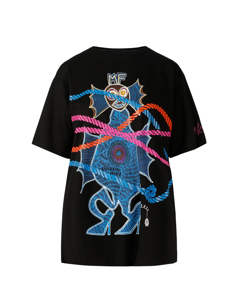MARK FAST WOMEN PRINT ROUND NECK T-SHIRT