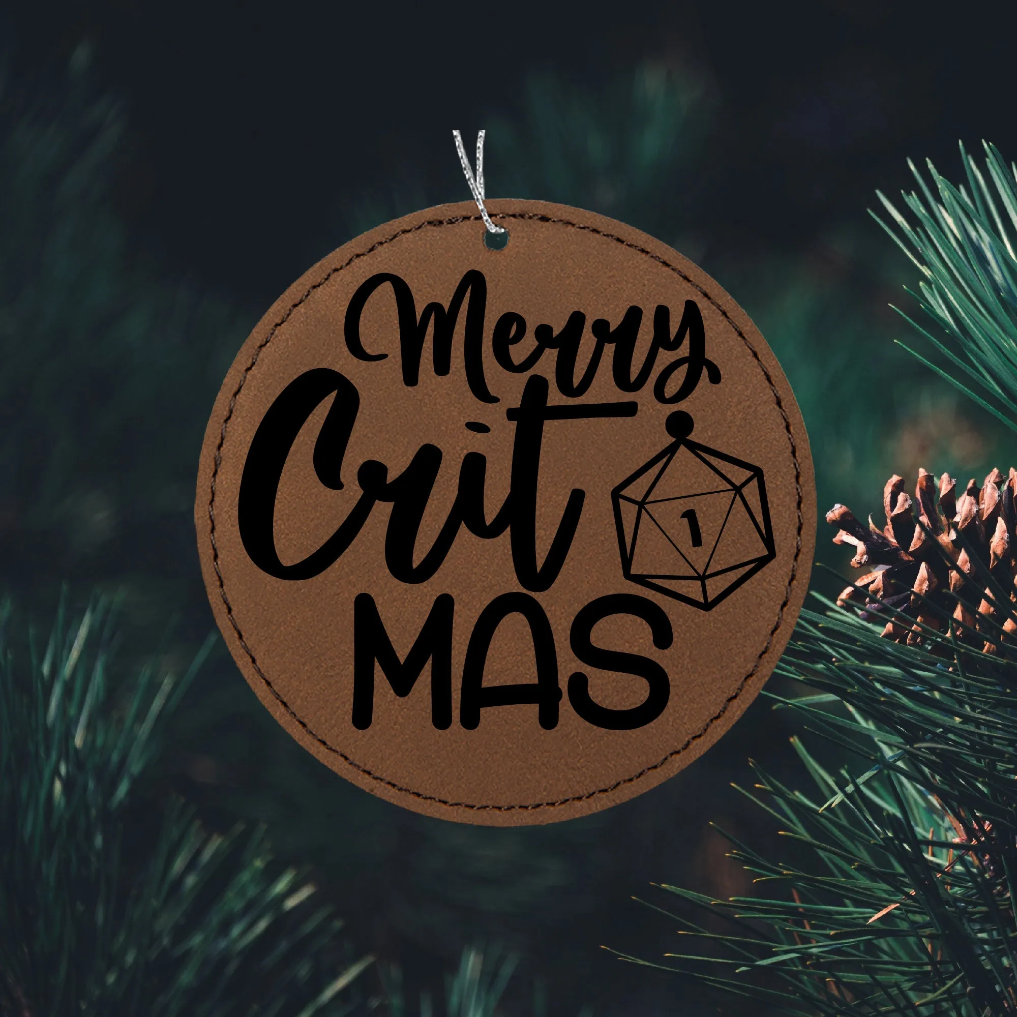Merry CRITmas Ornament