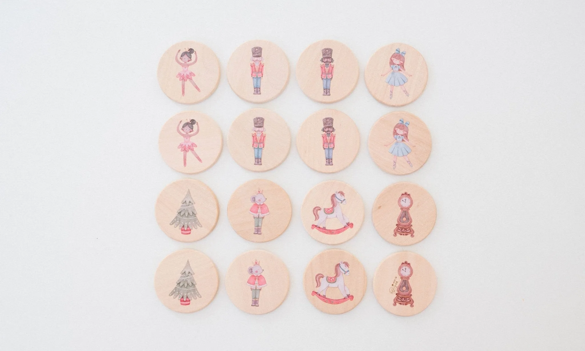 Mini Nutcracker Matching Tiles