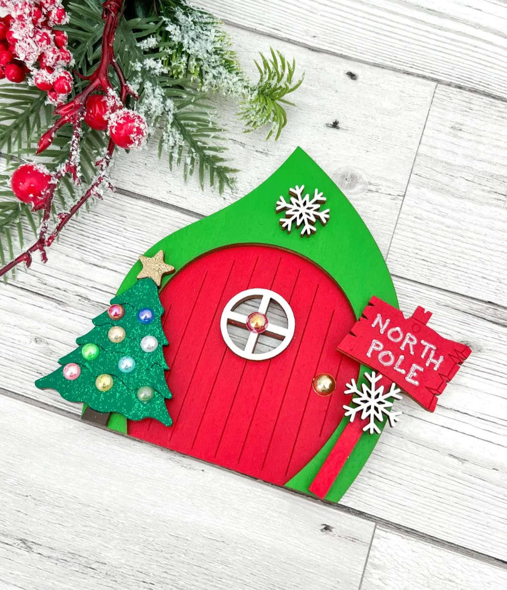 North Pole Elf Door Decoration