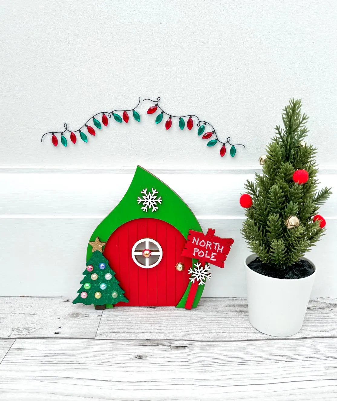 North Pole Elf Door Decoration