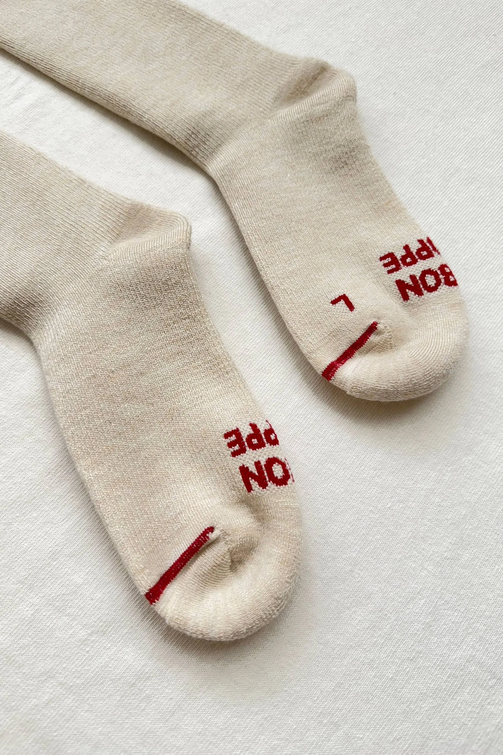 Oatmeal Camper Socks