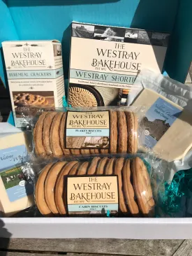 Orkney Christmas Cheese, Biscuit and Shortbread Box