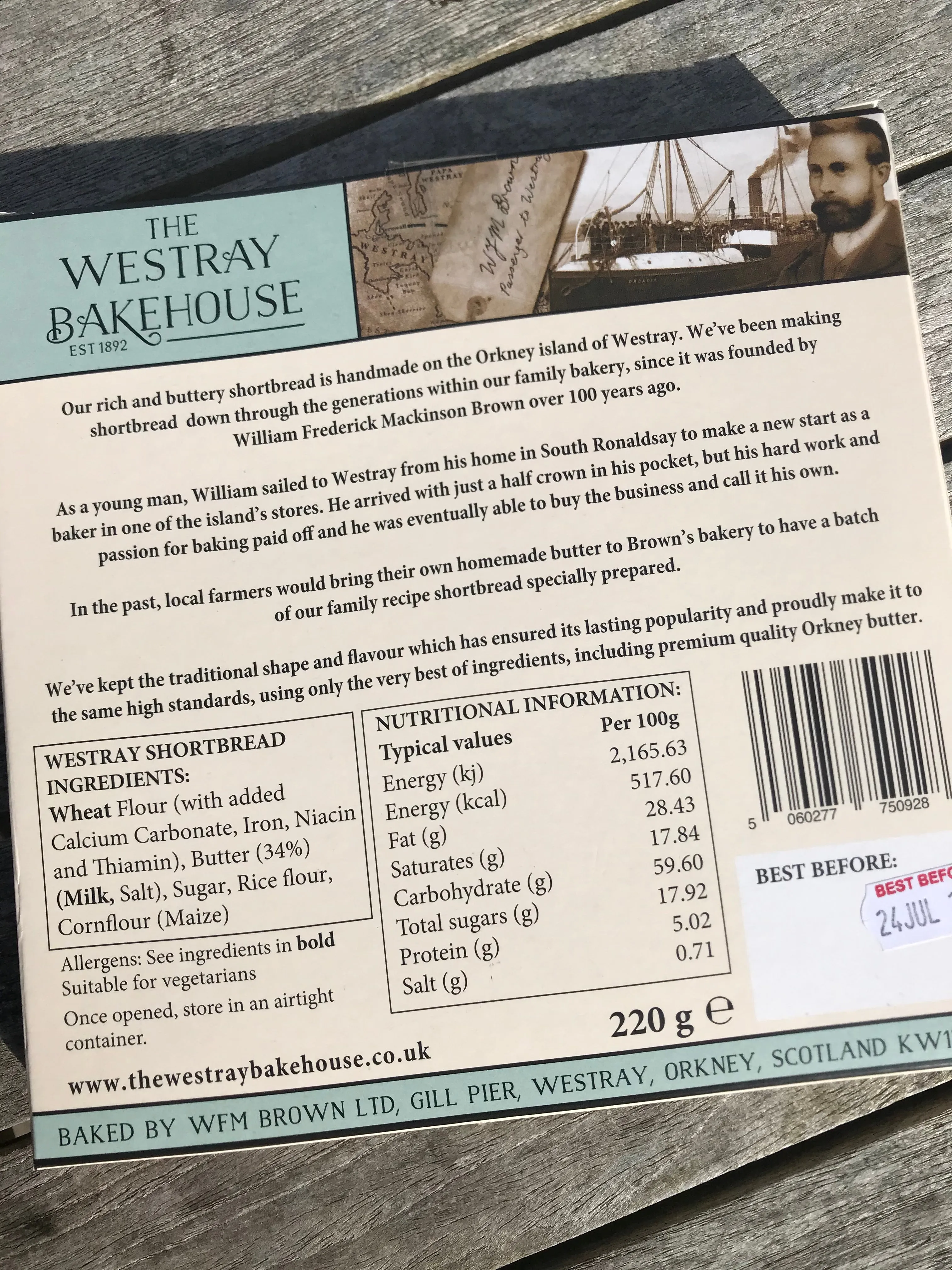 Orkney Christmas Cheese, Biscuit and Shortbread Box